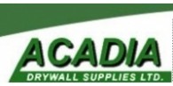 Distribution Acadia Drywall Supplies - Québec