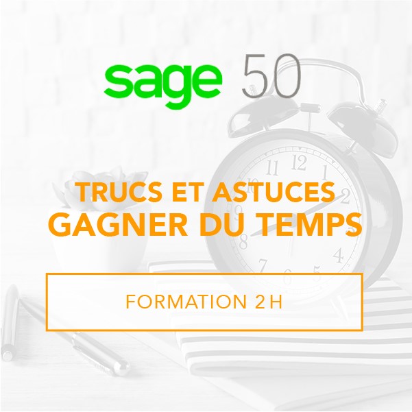 Formation SAGE 50 – Gagner du temps avec les récurrentes, la GAQ et le traitement en lot