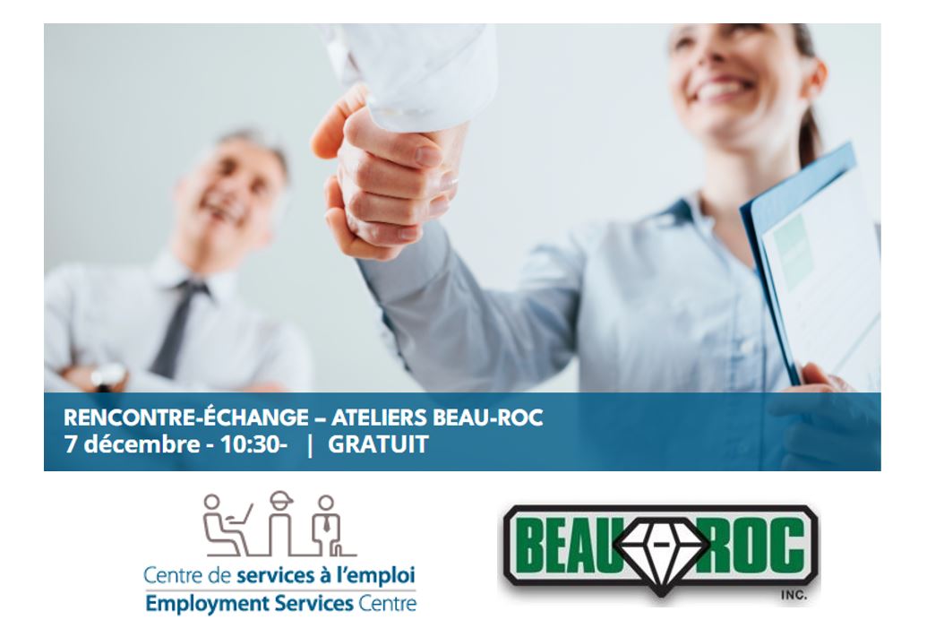 Meet & Greet online with Les Ateliers Beau-Roc Inc!