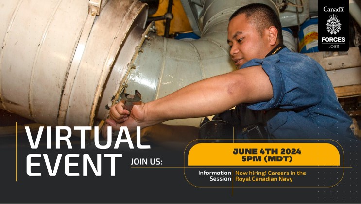 Now hiring! Careers in the in the Royal Canadian Navy