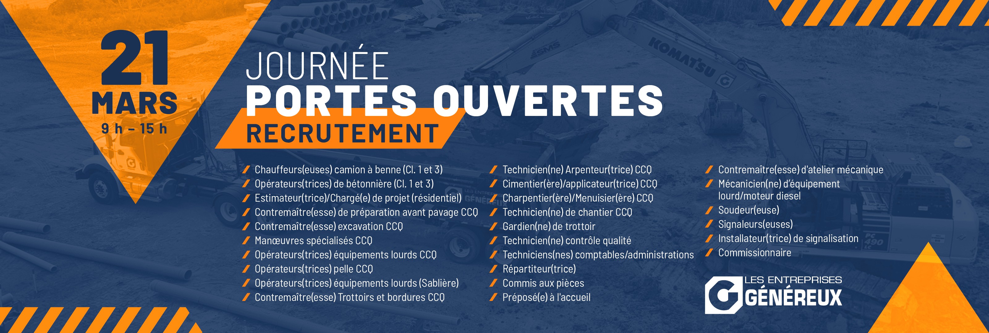 Journée recrutement portes ouvertes