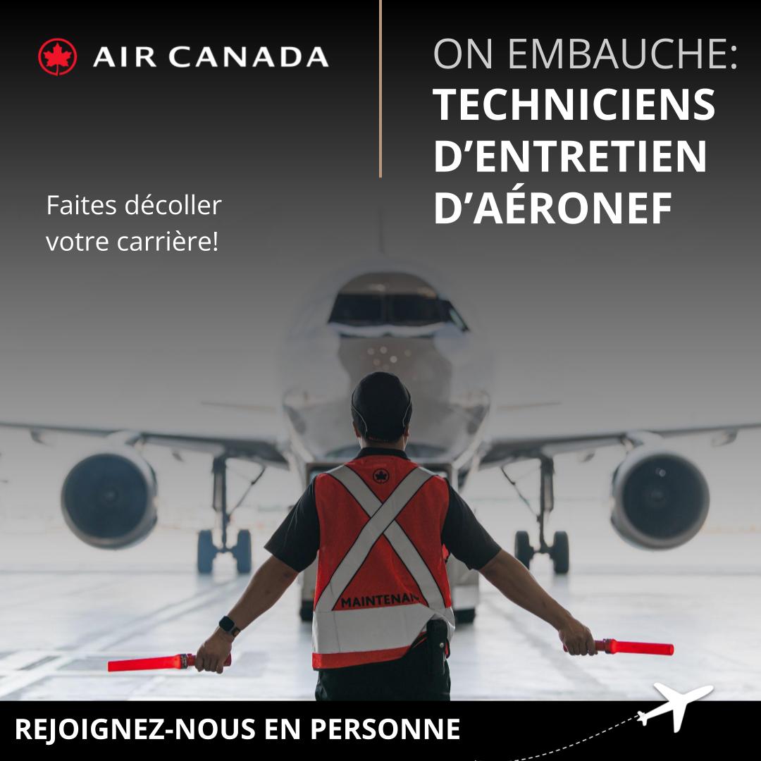 ON EMBAUCHE: TECHNICIENS D’ENTRETIEN D’AÉRONEF