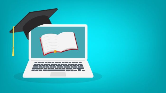 6 Tips For Writing A Cover Letter That Promotes Your Academic Success - A graduation cap setting on top of an open laptop computer with a document waiting to be written on the screen.