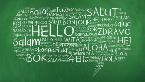 Multilingual Communication - The Key to Job Search Success - Hello written in multiple different languages.