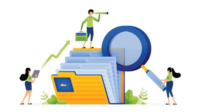 What is a Career Portfolio and Why Do You Need One - HR professionals examining a career portfolio.