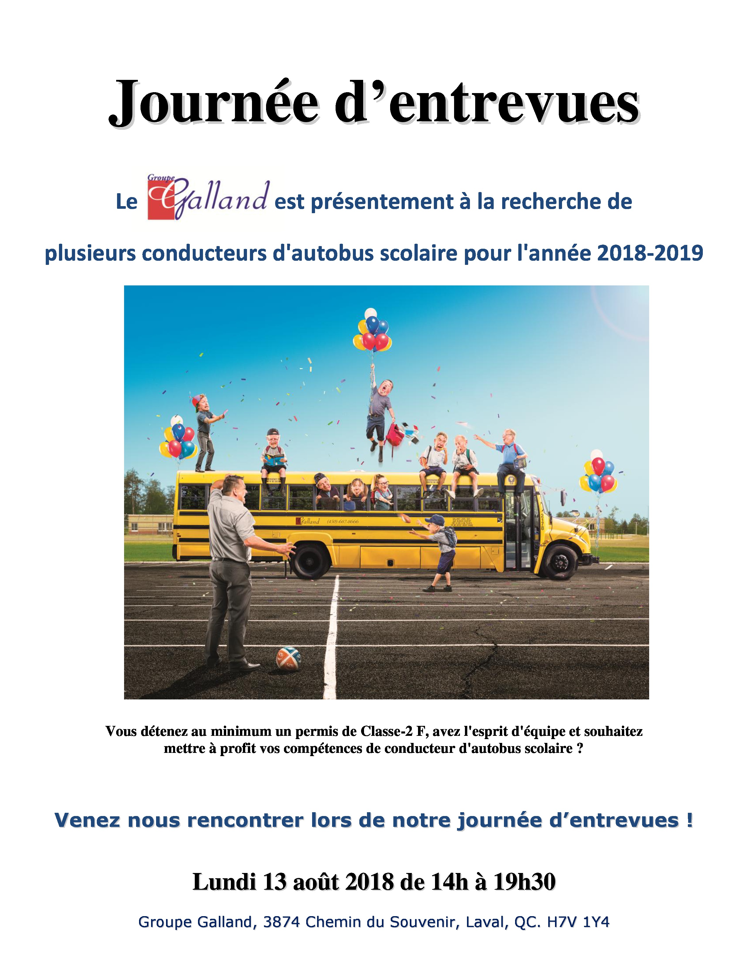 Journée d'entrevues