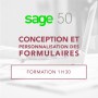 Formation SAGE 50 – Concepteur de formulaire : Personnalisation de mon entreprise