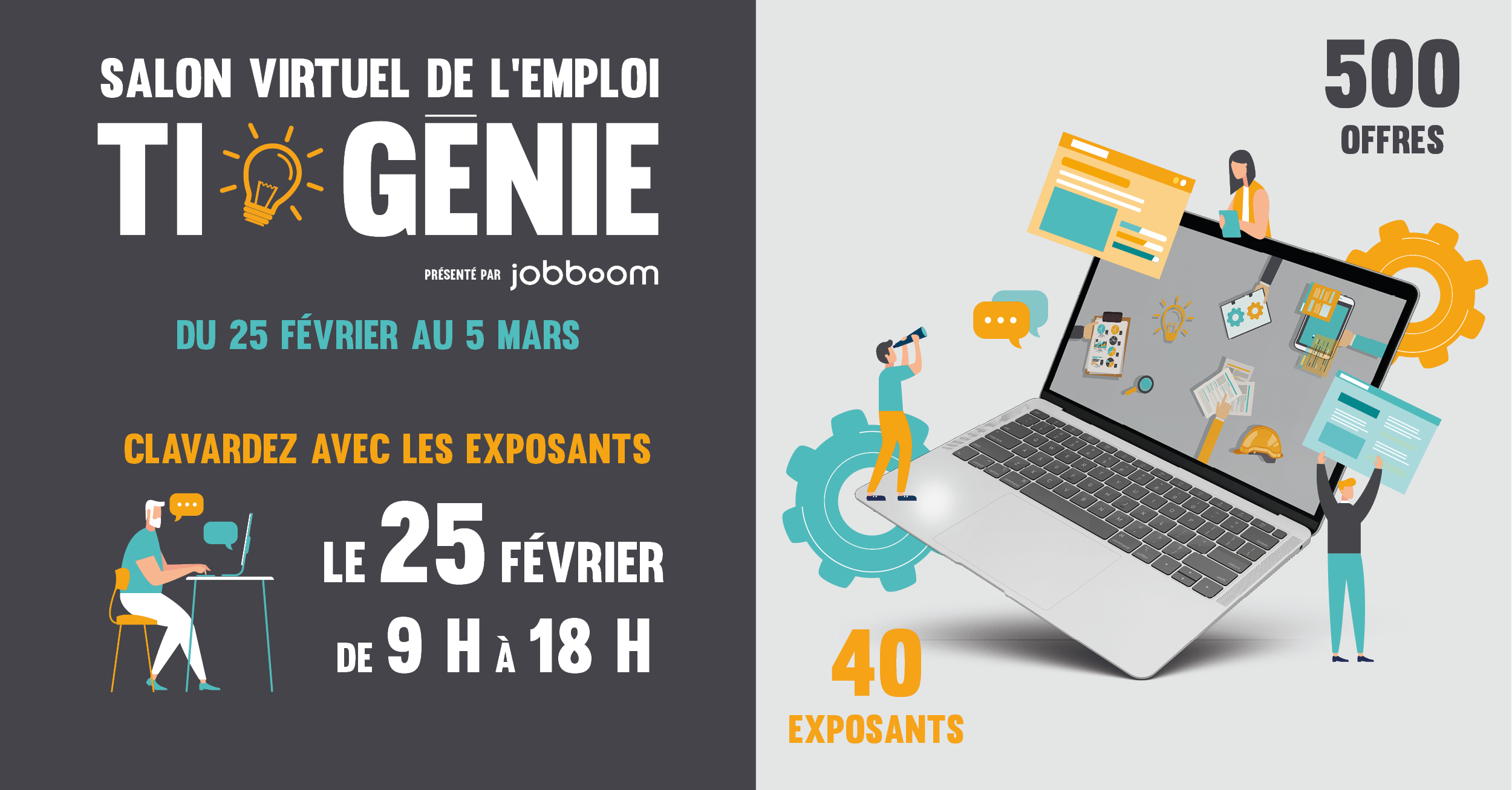 Le Salon Virtuel de l’emploi – TI & génie