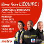 Journée d'embauche! Montréal - Laval - Varennes