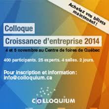 Colloque Croissance d’entreprise 2014!