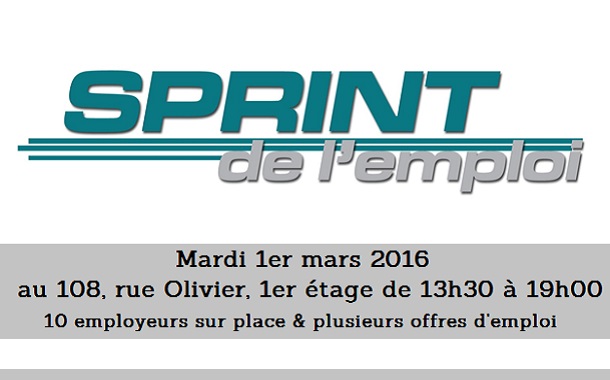 Sprint de l'emploi 2016