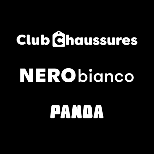 Club Chaussures | Panda | Nero Bianco