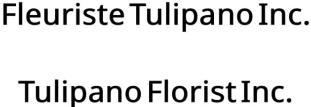 Fleuriste Tulipano Inc.
