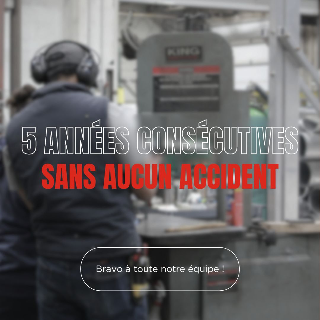 Reconnaissance :  5 ans sans accident de travail