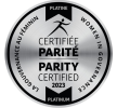 4e Certification Parité niveau Platine octroyée par La Gouvernance au féminin