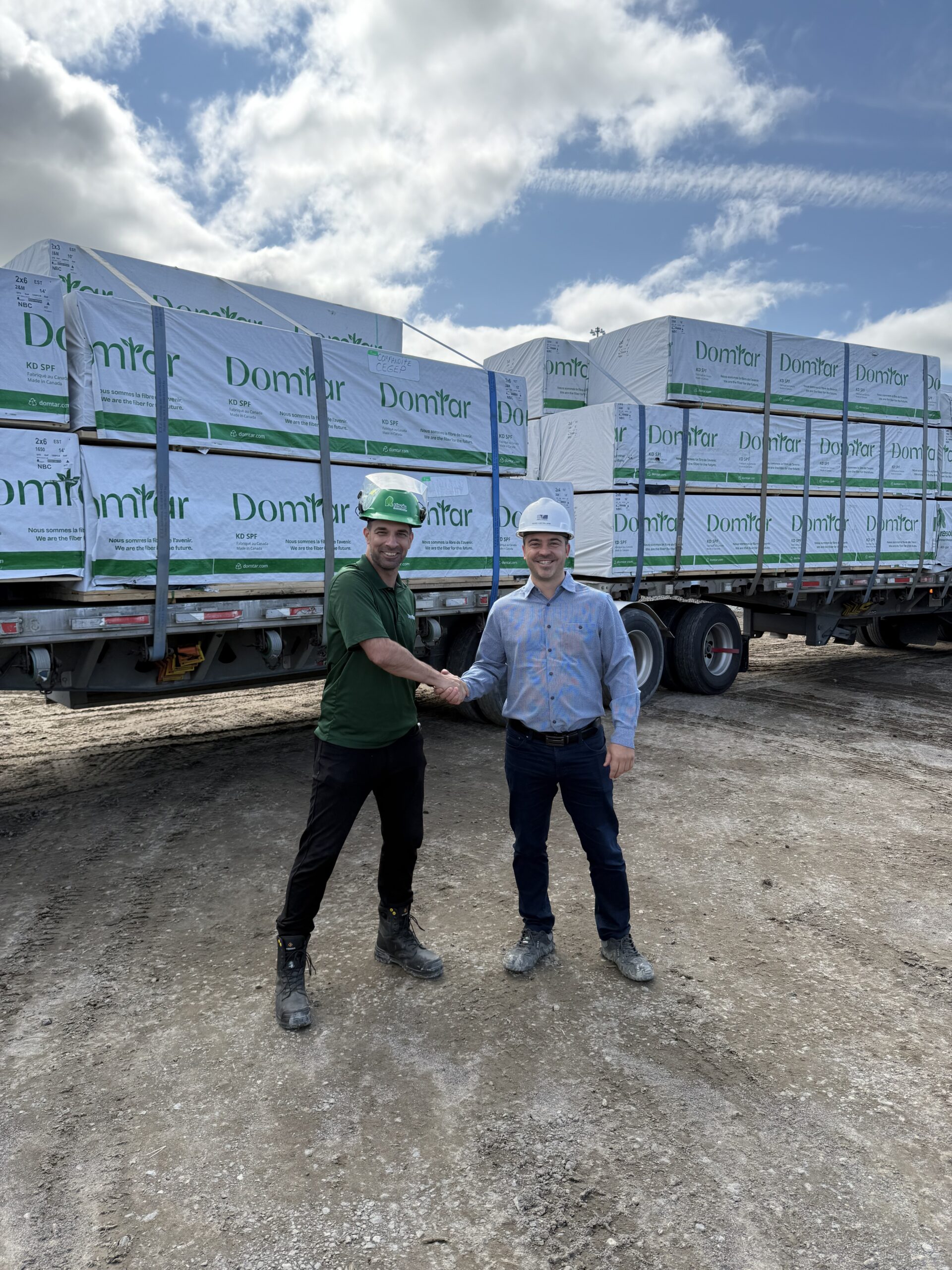Domtar Supports the Construction of the TERRE Center in Jonquière