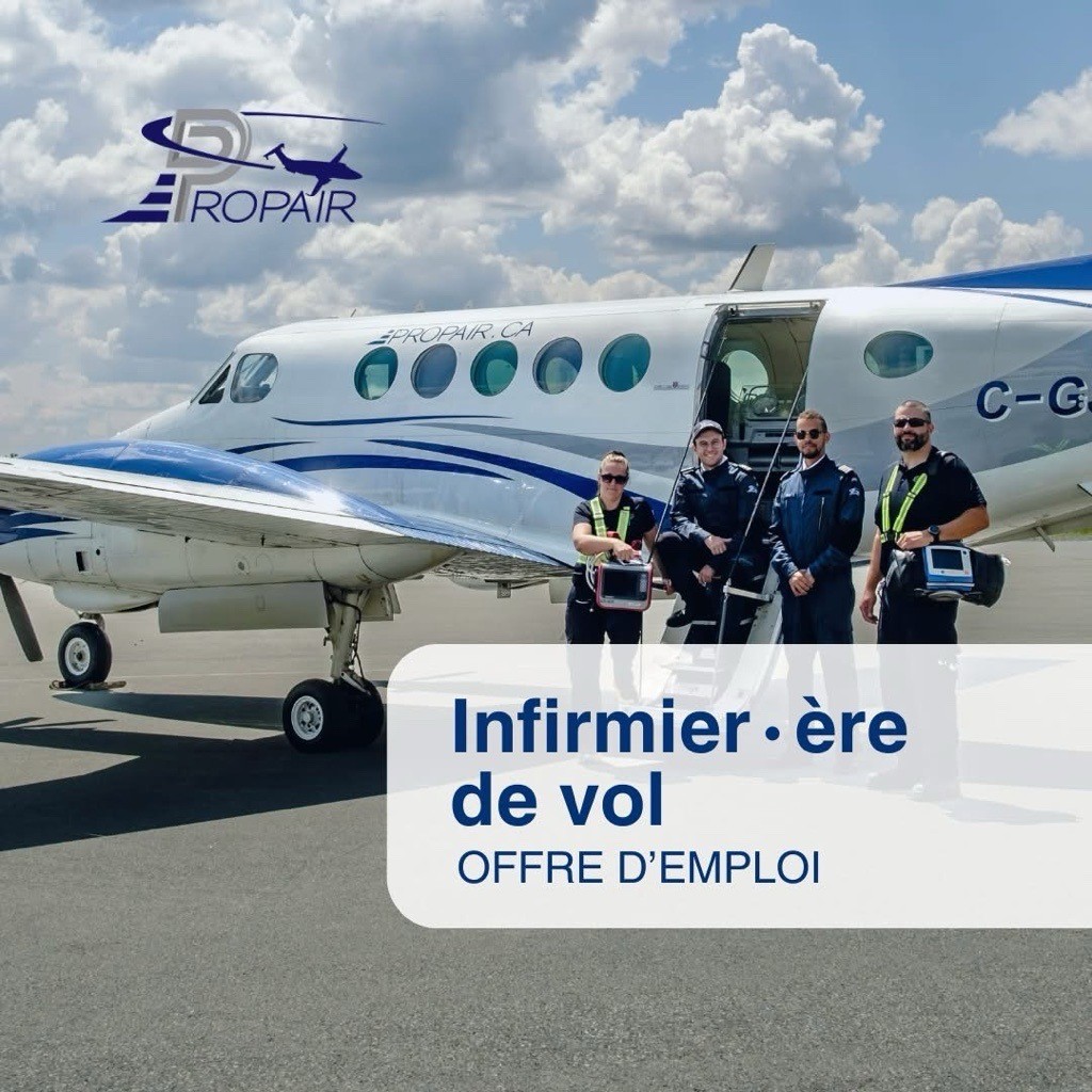 Deviens infirmier·ère de vol chez Propair : une carrière qui prend son envol
