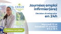 Journées emploi infirmier(ère) : joignez-vous à nous le 15 et 17 octobre !