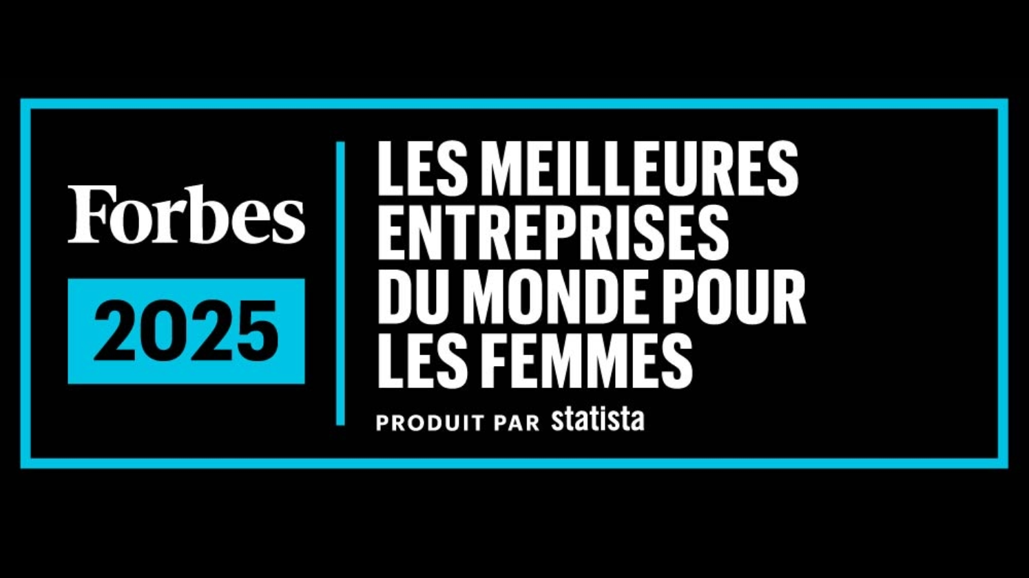 Meilleure entreprise pour les femmes au Canada et 3e au monde!