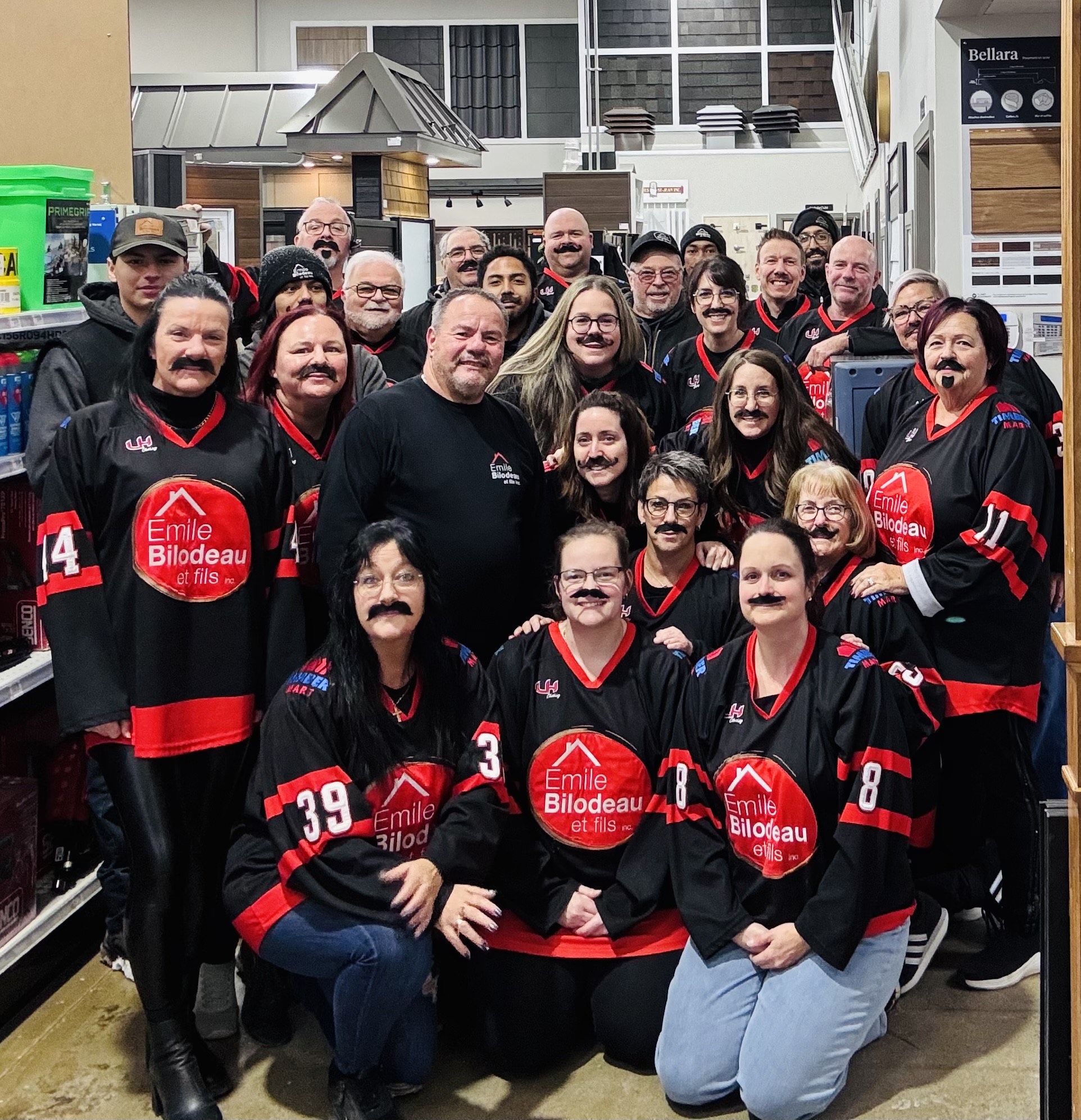 Movember chez Émile Bilodeau !