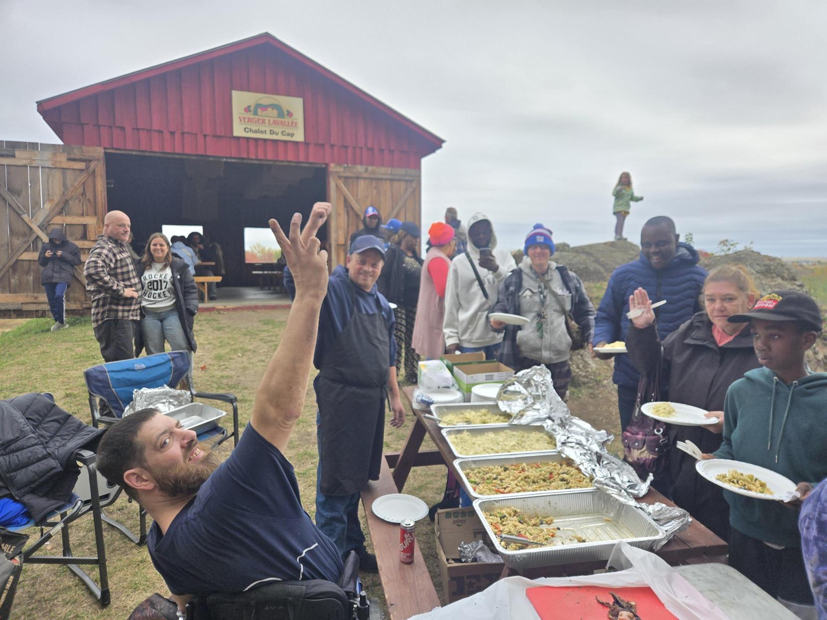 Sortie aux pommes avec l'équipe de Lachine