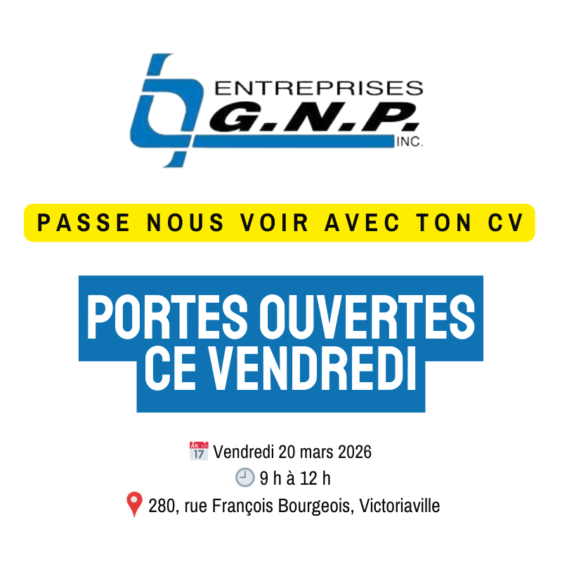 PORTES OUVERTES CHEZ GNP – RAPPEL