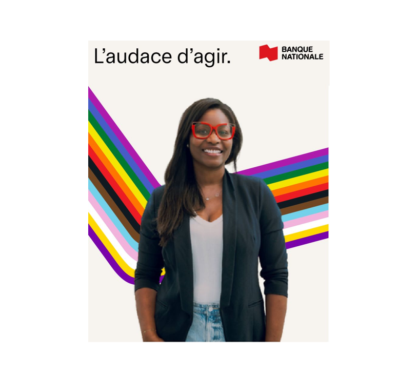 Notre collègue Bianca utilise sa voix d'alliée pour promouvoir l'inclusion et contrer la haine.