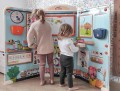 Tubes De Rangement Transparents Pour Peluches Et Jouets - 4 étages, Design Empilable, Rose - Organisation Chambre Enfant
